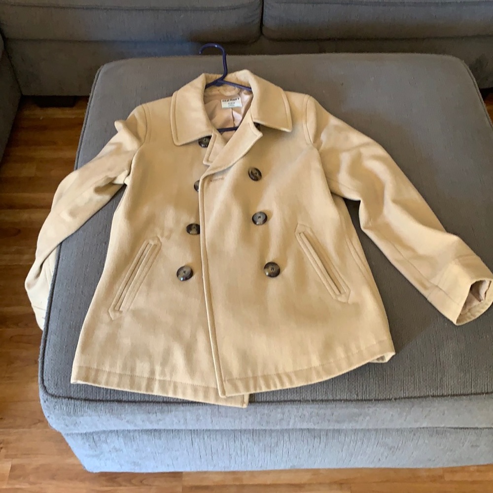 Old navy beige pea coat